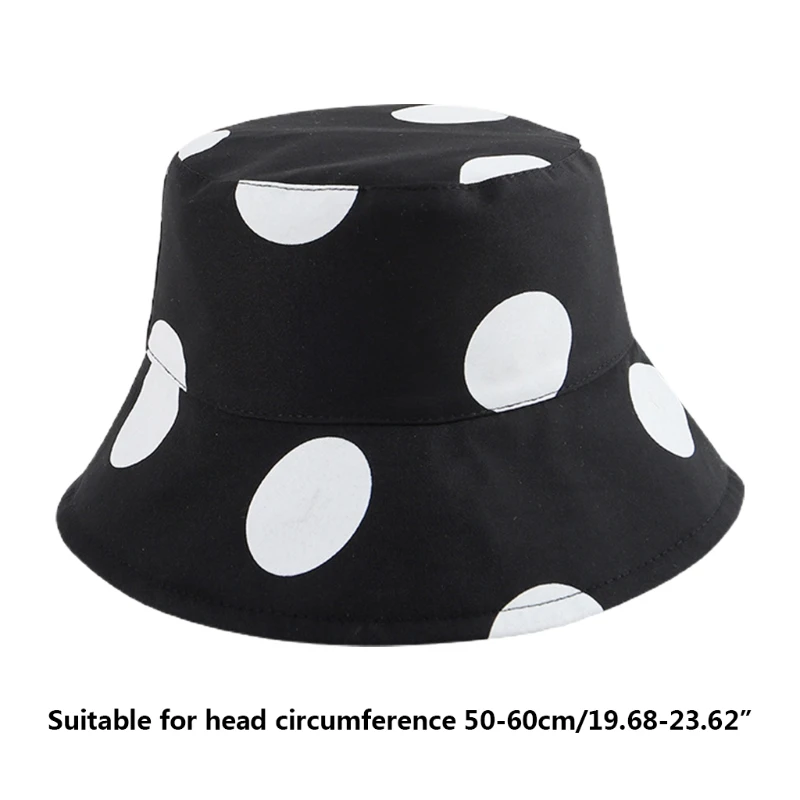 

50LD Packable Fishing Hat Cotton Made Reversible Summer Traveling Bucket Hat for Unisex Women Men Camping Outdoors