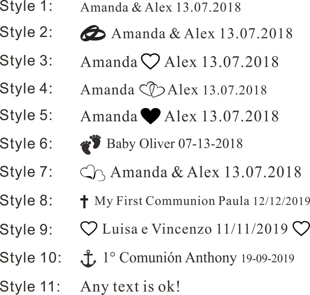 Деревянные деревянные карандаши с гравировкой по 10 шт. свадебные подарочные