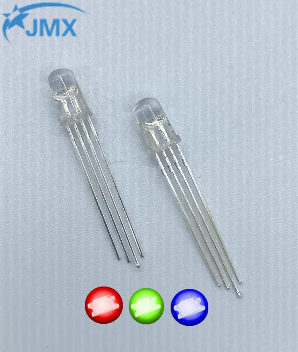 20 шт. 5 мм полноцветсветодиодный светодиод RGB красный/зеленый/синий общий