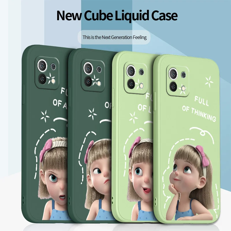 

Liquid Silicone Case For Xiaomi Mi 11 11i 10T 9T 10 10S Camera Protective Soft Phone Back Cover On 9 8 Pro Poco F2 X2 F3 Pro