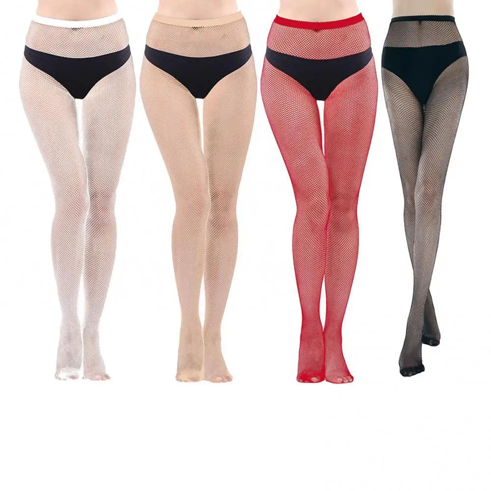 

Sexy Silk Stockings Mesh Tempting Ultra-thin Pantyhose Socks For Home Ladies Skinny Elastic Hosiery Legs High Tights Stockings