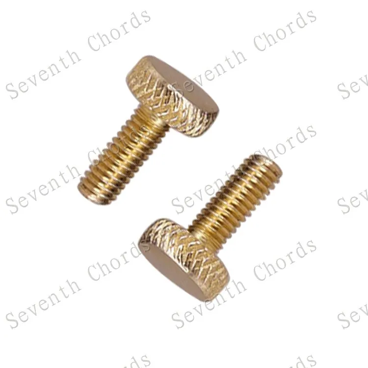 6 pcs gewinde durchmesser 4mm pitch 07 mm tremolo brücke feine tuning schrauben für e gitarre chrom schwarz gold für wählen free