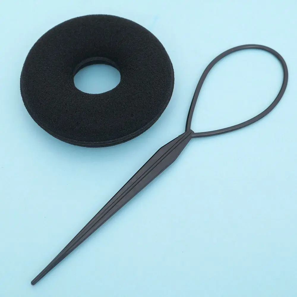 Цветочный инструмент круглой формы для укладки волос губка женщин и девушек