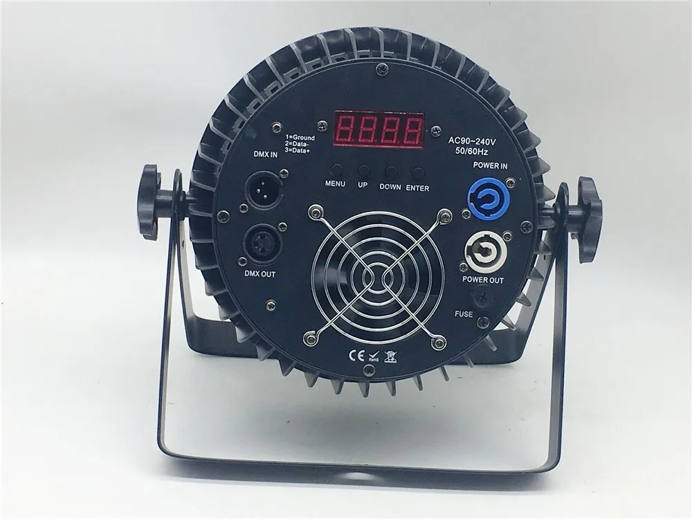 Алюминиевое литье под давлением 18x18 Вт RGBWA UV 6в1 led par wash светодиодный плоский
