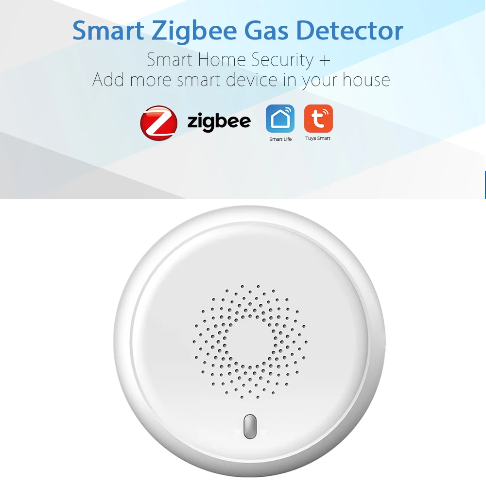 Детектор газа ZigBee бытовой детектор утечки горючих газов CH4 тестер Tuya APP Remote conco US