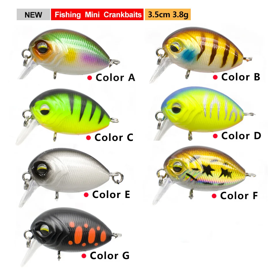 FOVONON новая рыболовная приманка в японском стиле жесткая 35 мм 3 8 г мини Воблеры