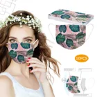 10 шт., 3-слойные защитные дышащие маски для рта