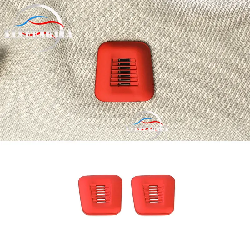 Для BMW X3 X4 G02 G01 18 19 2x красная внутренняя верхняя крыша аудио крышка микрофона