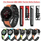 Ремешок Quickfit для наручных часов, силиконовый быстросъемный браслет для Garmin Fenix 6X 6 Pro 5X 5 Plus D2 935 Enduro, 22 26 мм