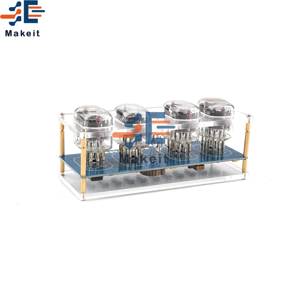 Micro USB IN12 в-12 PCBA светящаяся трубка &quotсделай сам&quot Ретро часы модуль газоразрядный