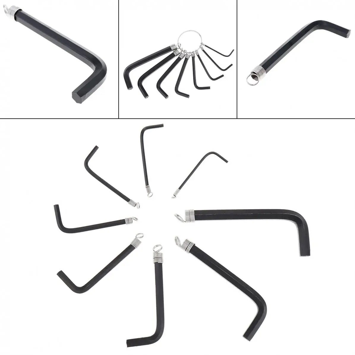 8 в 1 велосипедный шестигранный ключ брелок Металлический Набор инструментов с