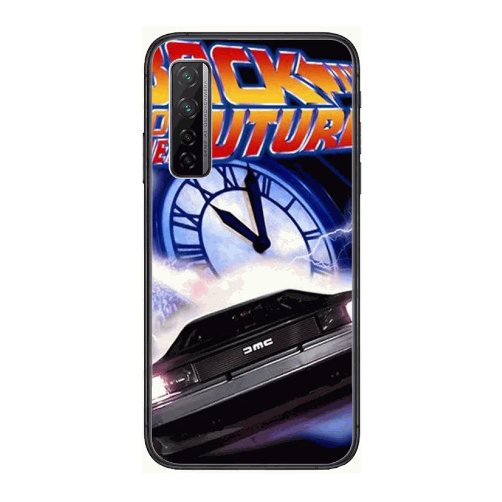 

Stylish back to the future mobile Phonecase Phone Case For Huawei Nova p10 lite 7 6 5 4 3 Pro i p Smart ZBlack Etui 3D Coque Pa