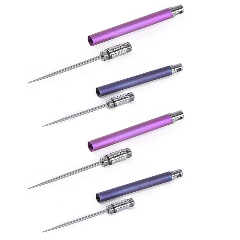 Акция! 2 шт. титановые легированные наружные Edc Бутылочки Для Зубочисток фрукты