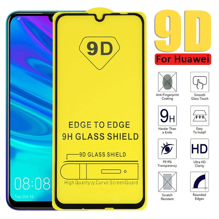 9D закаленное стекло для huawei P20 P10 Lite Pro P Smart Z P30 mate 20 10 Lite Y6 Y9 Защитная пленка для экрана P 20 10 30 9H