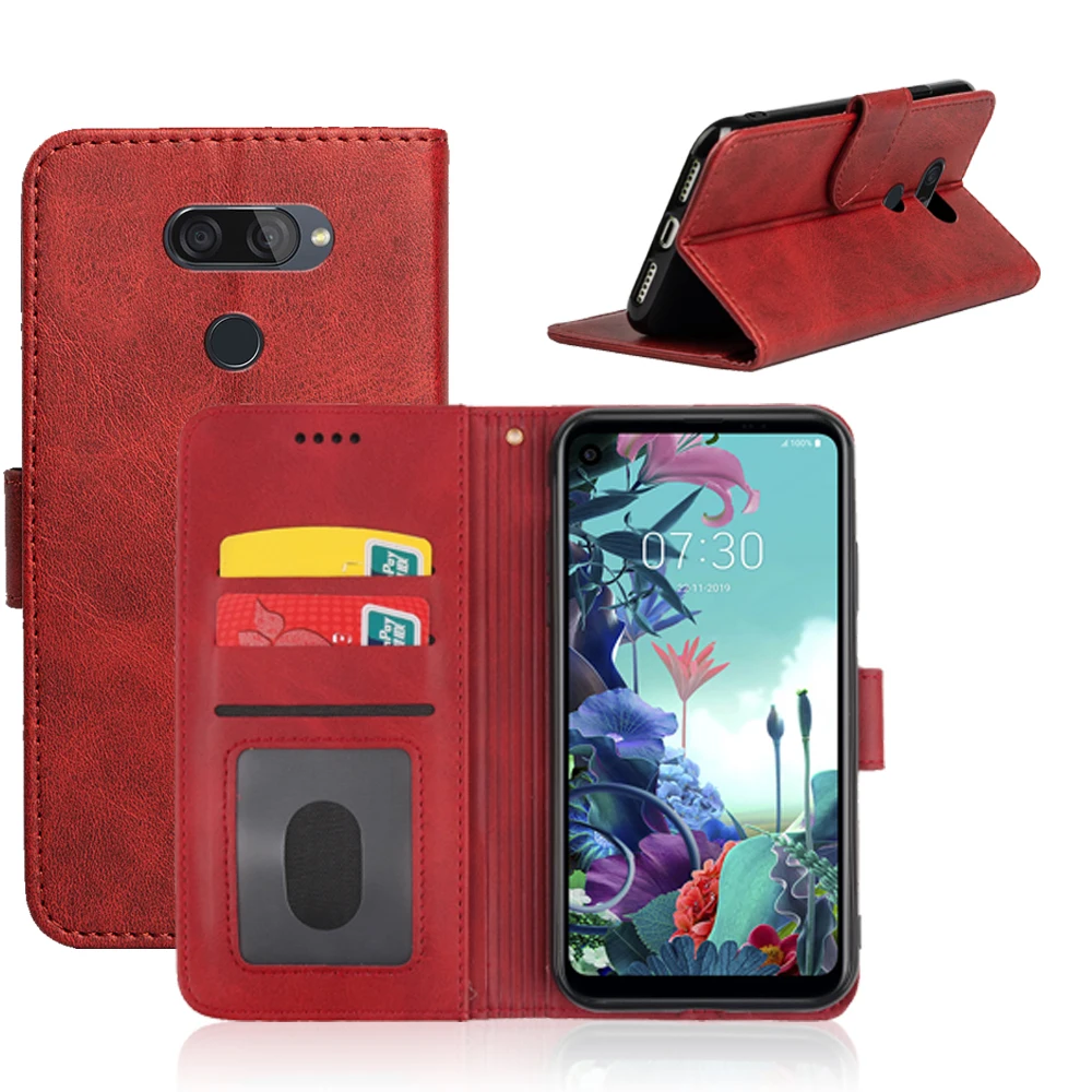 

Чехол NINY для LG Q70, Ультратонкий и легкий, полноразмерный защитный компактный чехол, простые кожаные кошельки