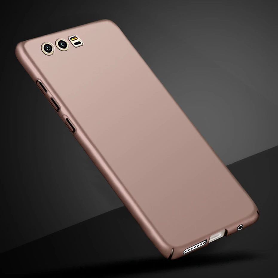 Rose Gold Для Huawei Honor 9 чехол 5,15 дюймов Роскошный ПК Жесткий Чехол для Huawei Honor 9 STF-L09 чехол для телефона на Honor 9 бампер Funda - Цвет: Rose Gold