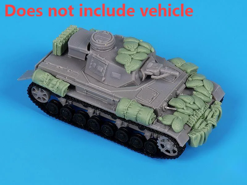 Модель танка из литья под давлением масштаба 1:72 неокрашенные части