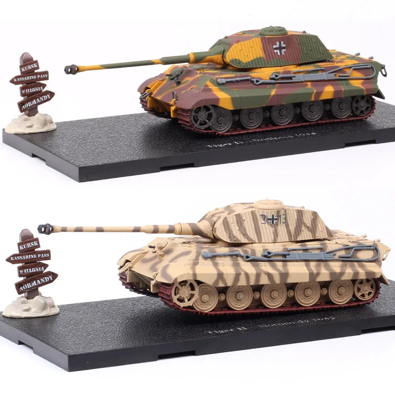 

1/72 scales Atlas WW2 Royal King Tiger Ausf tank Diecasts & Toy military Vehicles models car hobby gifts Normandy Kursk Budapest