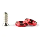 Модификация автомобиля шайба винт аккумулятор защита  шайбы для болтов украшения крыло пластина лицензии винтовая Прокладка Бампер гайки I6E9