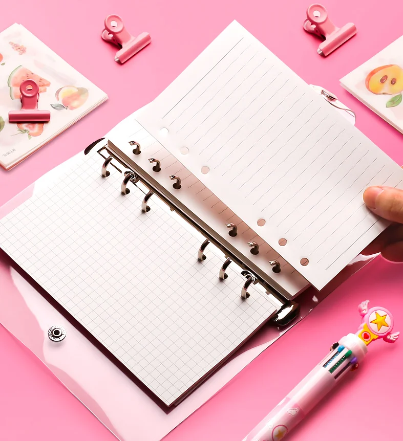 Bullet Journal набор записная книжка еженедельник дневник школьный путешественник Kawaii Канцелярские книжки Подарочная коробка(ручки, васи лента, зажим) и т. Д