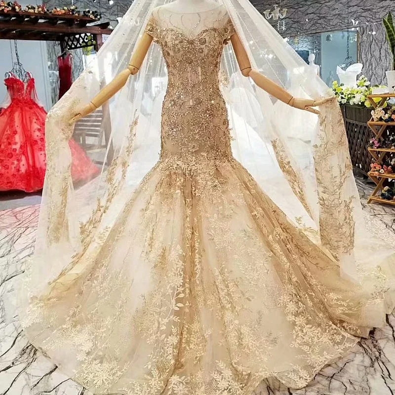 LS41106 роскошное вечернее платье с вуалью вырезом лодочка средней длины бальное