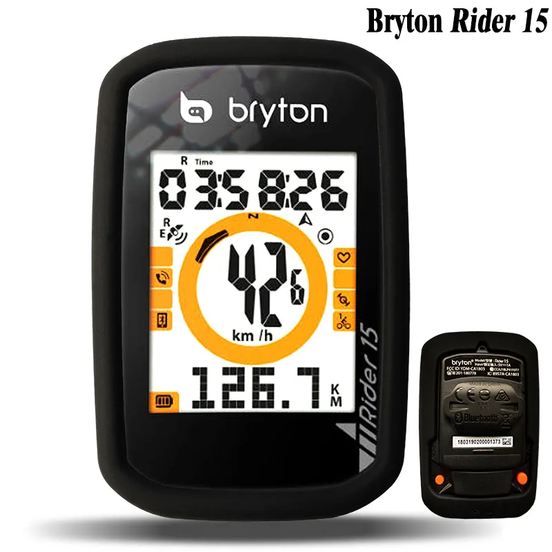 Чехол для компьютера Bryton Rider 15 10 универсальный гелевый телефона и Защита экрана R15