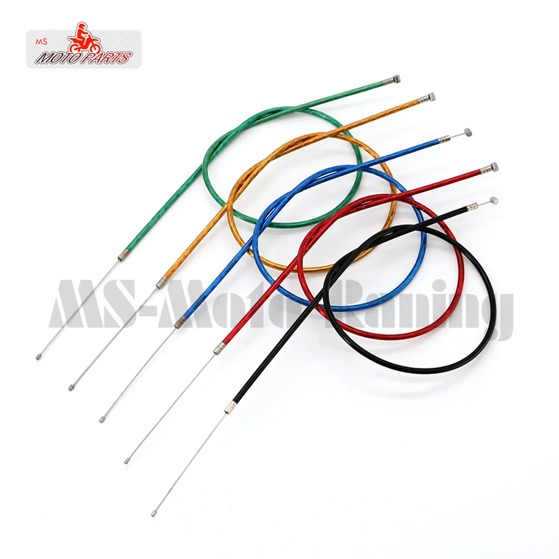 Газовый трос дроссельной заслонки красный/черный/золотистый/синий для 43cc 47c 49cc