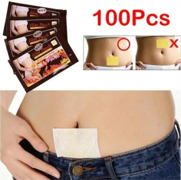100 шт Новое поступление тонкий патч Экстра сильная потеря веса для похудения