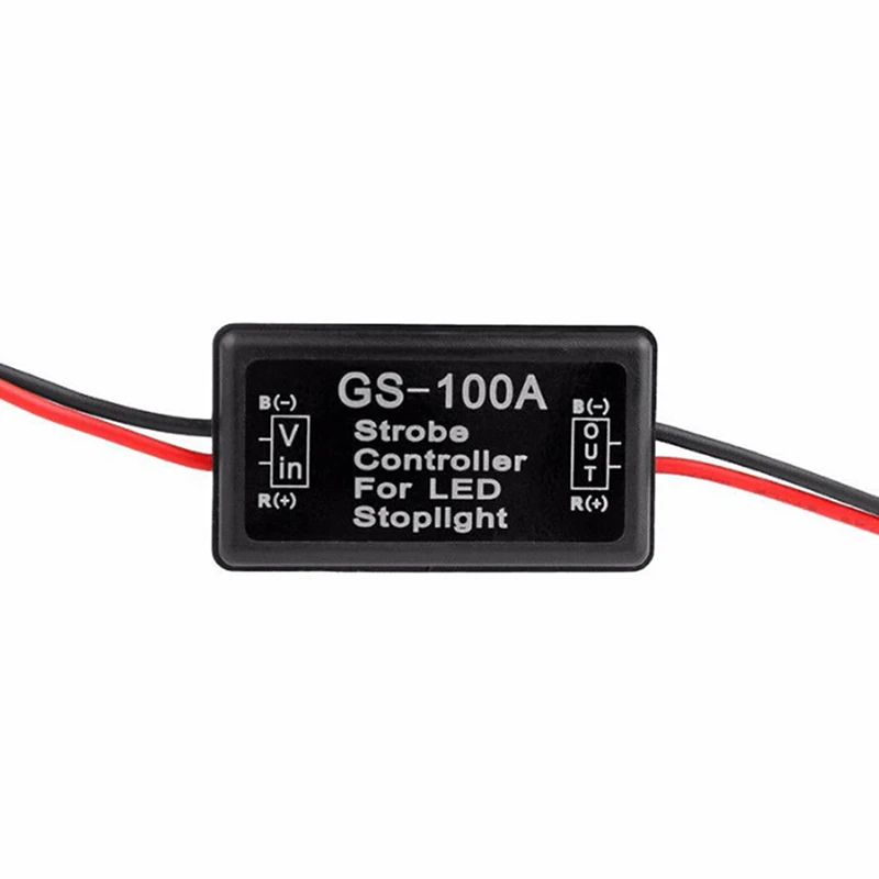 

1PC Flash Strobe Vehicle Car GS-100A Flasher Module For Vehicles Car LED Brake Stop Light Lamp Signal Light Controller 12V