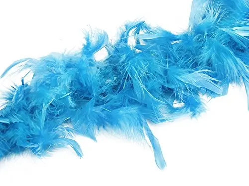 Retail 2m Feather Boas Fluffy Craft Costume Dressup Wedding Party Home Decor (Light Blue) | Дом и сад