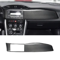 carbon fiber interior trim car dashboard panel cover sticker for subaru brz toyota 86 2017 2020 accessories car styling