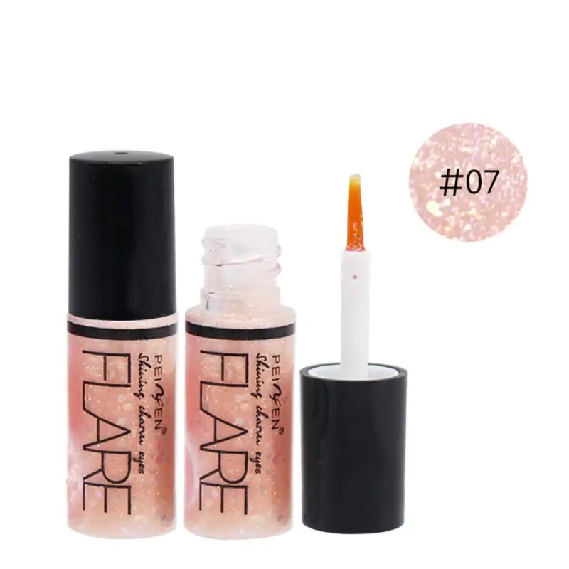 5 цветов Тени для век Серебристые белые блестящие тени Сияющие жемчужные жидкие