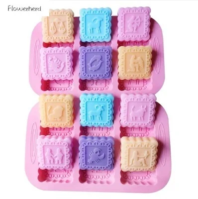 

Twelve Constellation Silicone Mold Plaster Doll Silicone Mold Handmade Soap Mold Mooncake Mold Fondant Cake Mold Pastry Tools