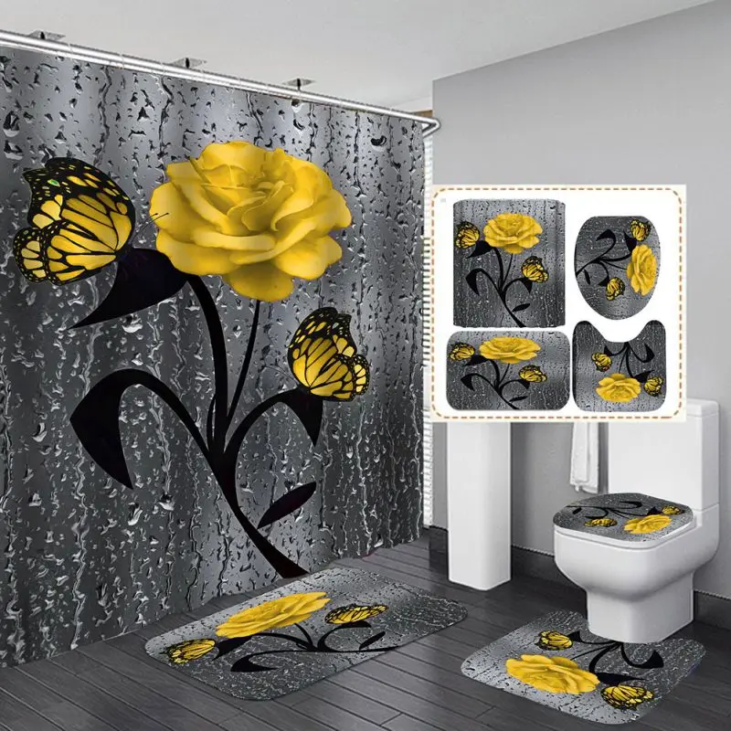 

new high quality Home Storage Christmas 3D Digital Printing Shower Curtain For Home / Hotel / Party Decoration 180 * 180cm