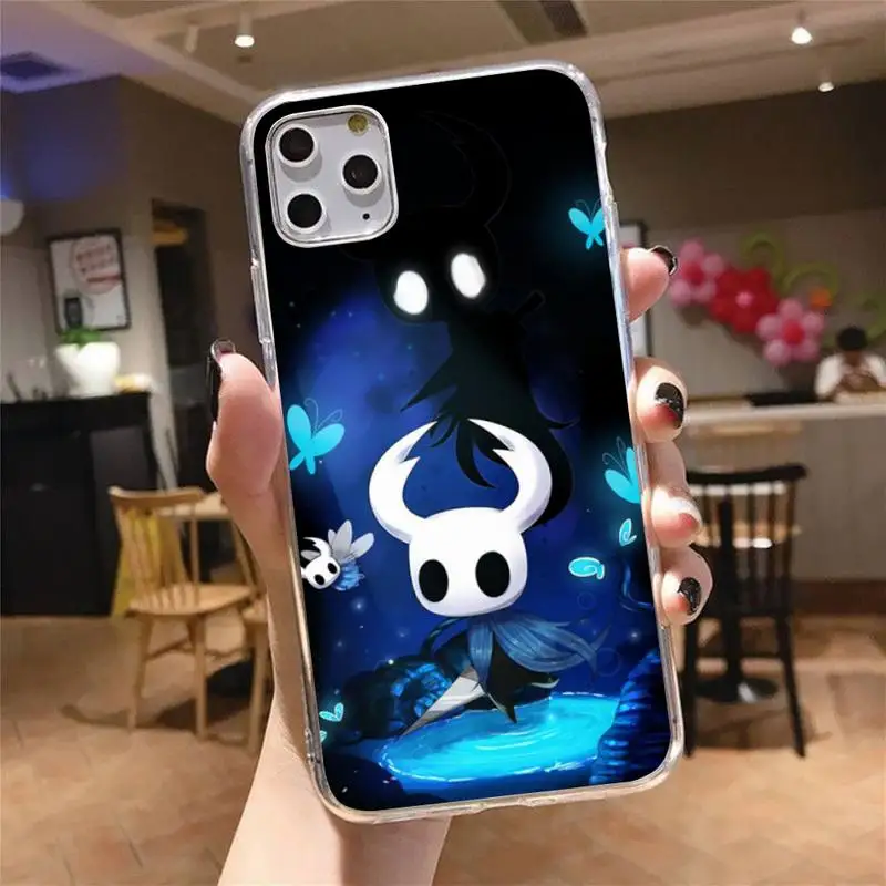 

Hollow Knight Phone Case Transparent for iPhone 6 7 8 11 12 s mini pro X XS XR MAX Plus cover funda shell