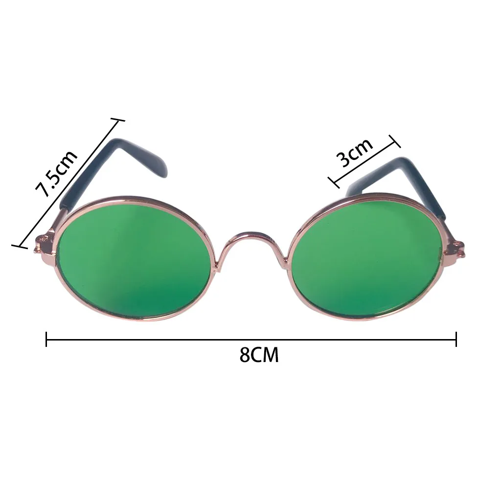 

2020 Fashion New Cat Dog Pet Glasses Doll Toy Cute Eye-wear Pet Sunglasses Baby Toy Pets Photos Props Accessories 4 Colors