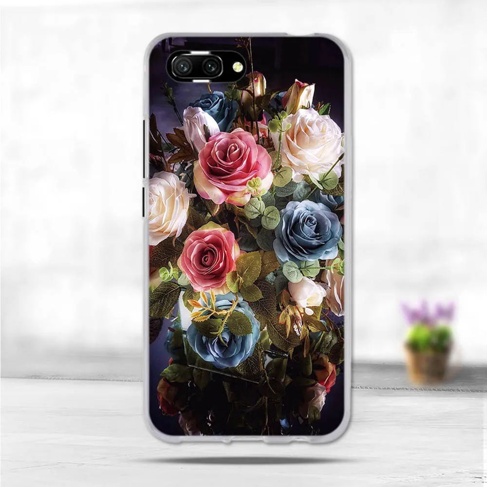 Силиконовый мягкий чехол 5 84 дюйма для Huawei Honor 10 защитный задняя крышка сумки |