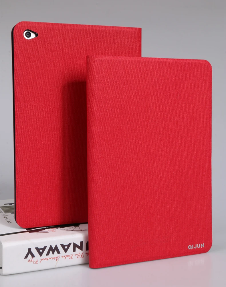 Чехол для Apple iPad 6 A1893 A1954 9,7 ''Qijun чехол для планшета для iPad6 9,7 дюймов откидной силиконовый мягкий чехол-подставка