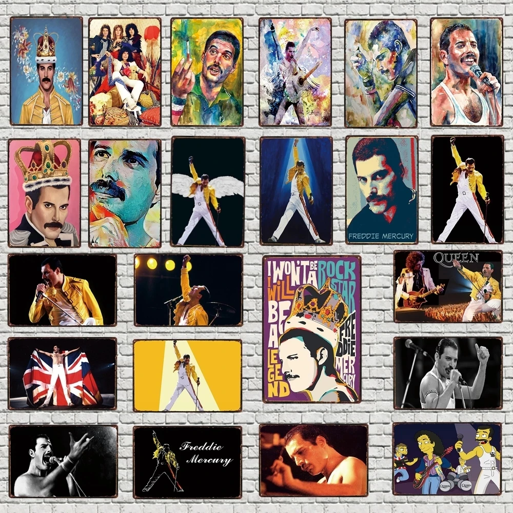 

Винтажный жестяной плакат с музыкальной группой, потрепанная Шикарная Звезда, металлическая пластина, ретро, гаражные украшения для дома, н...