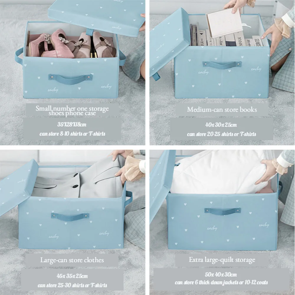 

Cute organizer box children Underwear Panties Socks clothes sorting Storage organizer box with lid for toys Cloth Container