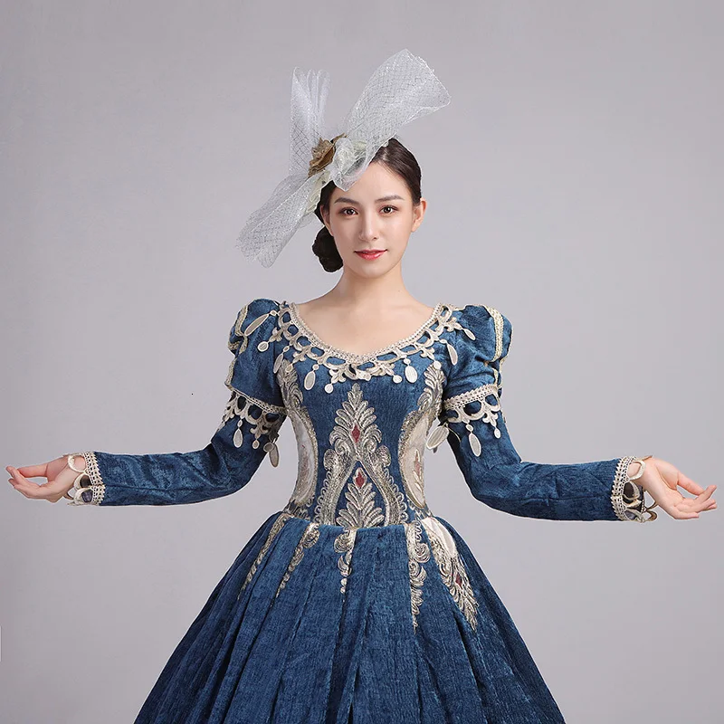 

KEMAO Women's Victorian Rococo Dress Inspiration Maiden Costume 18th Century Renaissance Historical Period Dress Gown