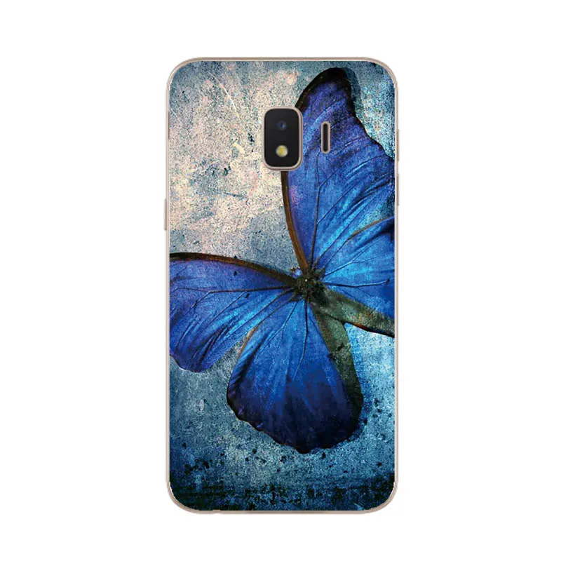 Soft Case For Samsung J2 Core Silicone Back Cover Phone Galaxy 2018 J 2 SM-J260F J260F J260 flower | Мобильные телефоны и