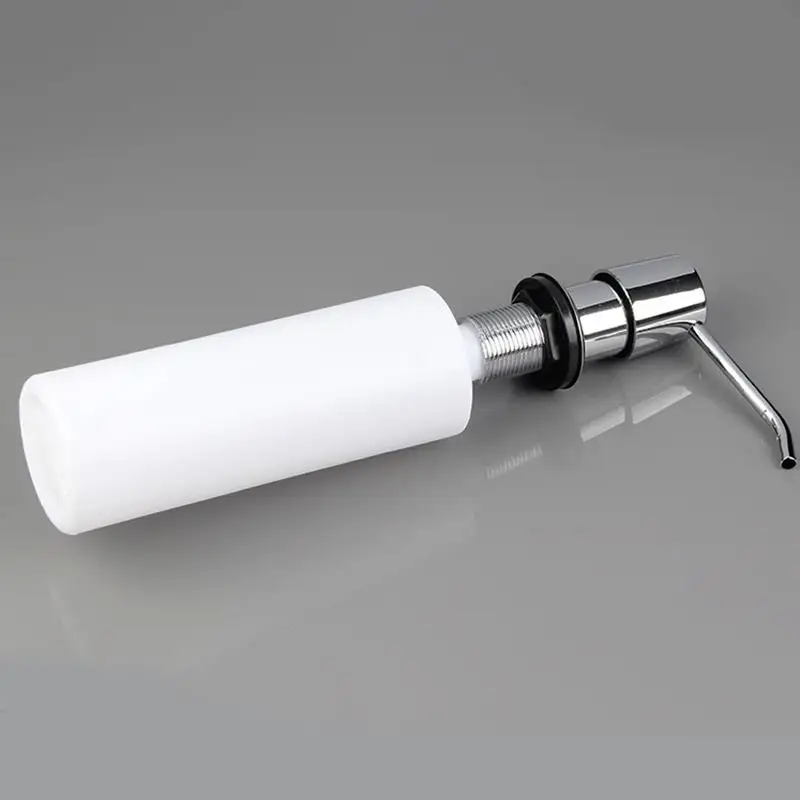 

Stainless Steel Kitchen Hand Sanitizer Sink Liquid Soap Detergent Dispenser Pump Storage Bottle ABS Holder
