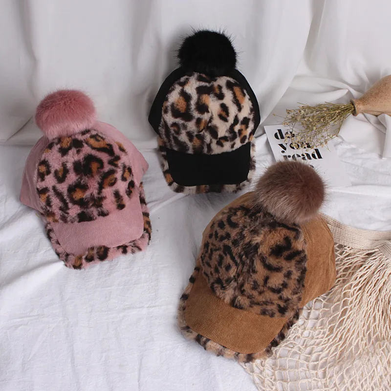 Новая леопардовая Спортивная Кепка для маленьких девочек детская шляпа Snapback