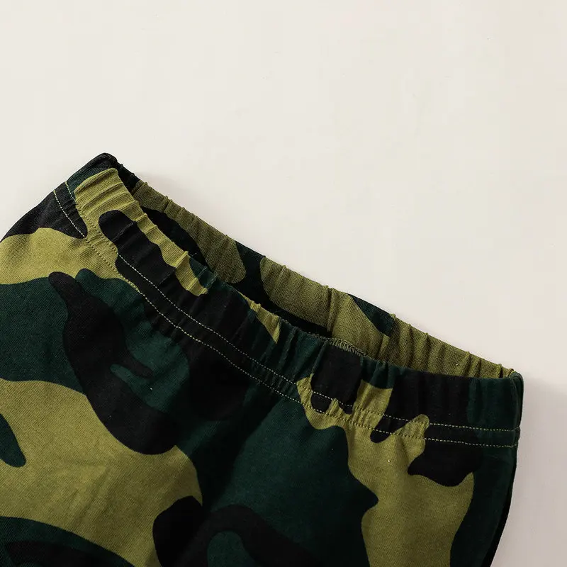 

Cotton Baby Boys Clothes Set Spring Newborn Baby Clothing Long Sleeve Hooded Tops+Camouflage Pants 2 Pcs Infant Sport Suit 0-12M