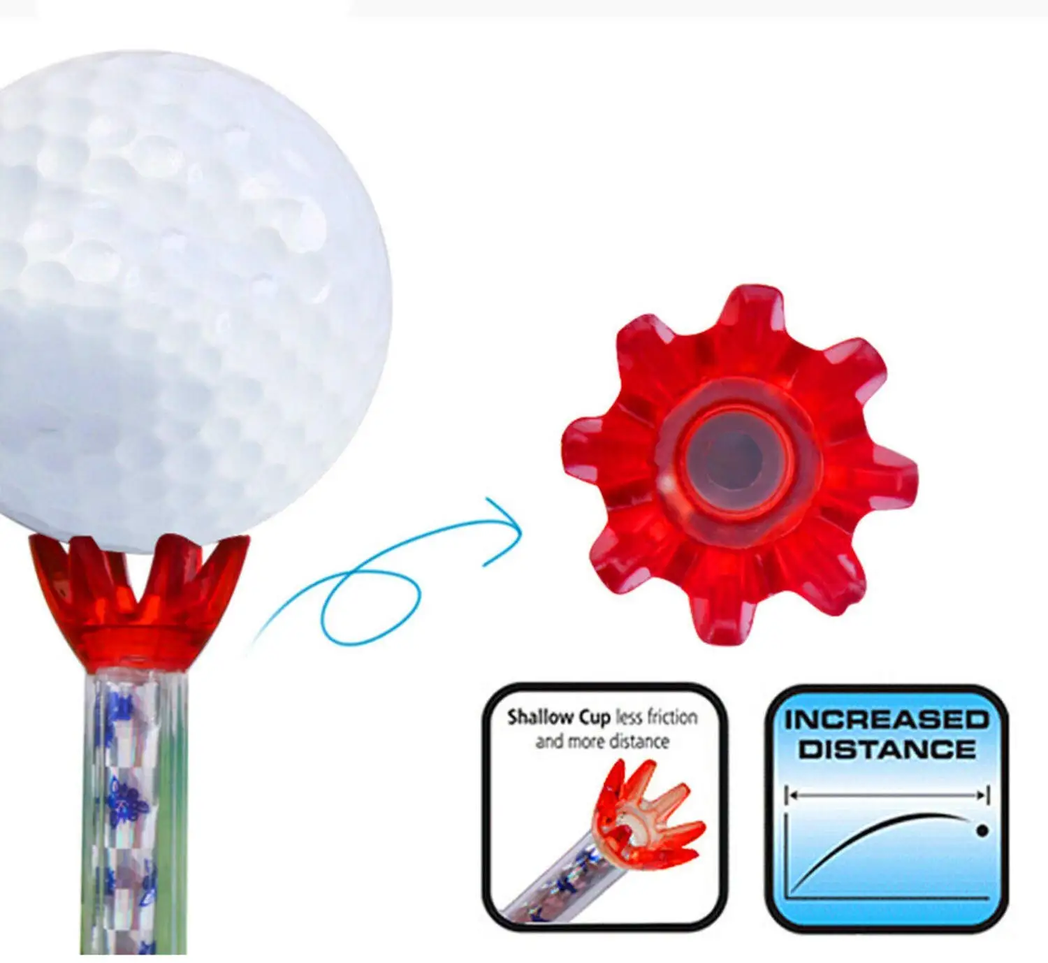 Тройники для гольфа магнитные понижающие держатель мячей тройники аксессуары на