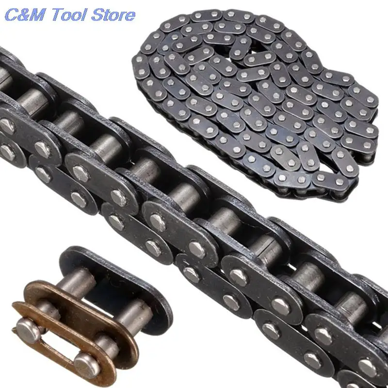Цепь T8F с дополнительным мастер-звеном для двигателя объемом 26CC, 29cc, 30.5cc для квадроцикла ATV Quad Go Kart Dirt Pocket Mini Motor Bike Motorcycle секция 116.