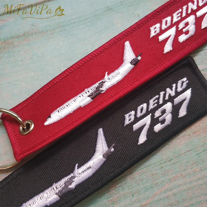 Комплект из 2 предметов Boeing 737 модные брелок цепочка для ключей Ремешок Телефона