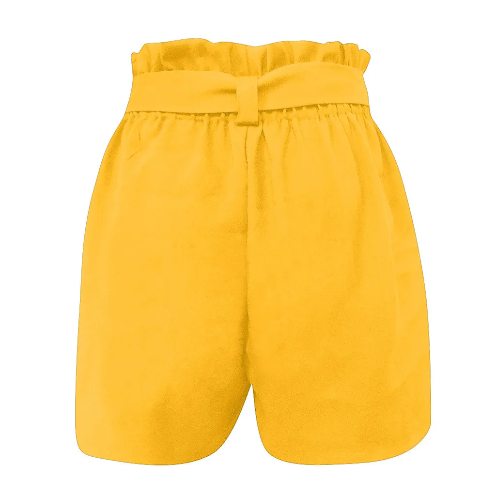 

Summer Women Buttom Short Shorts Hot Fashion High Waist Women Ladies Button with Belt Shorts