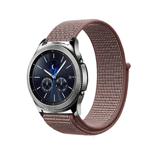 34-smokey mauve Ремешок 22 мм 20 мм для samsung galaxy watch active 2 46 мм 42 мм gear S3/S2 Frontier/Classic huawei watch gt 2 Amazfit bip band - Цвет ремешка: 34-smokey mauve
